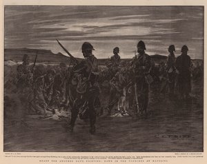 Pronti per un Altro Giorno di Combattimento, Alba nelle Trincee a Mafeking